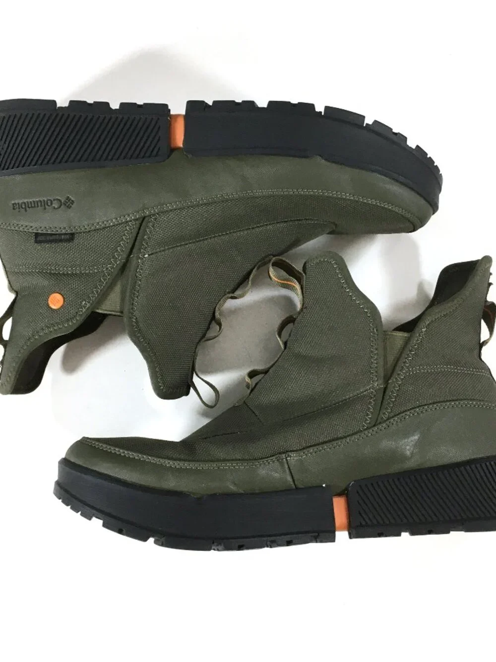 Columbia Hyper Boreal Metro Slip On Boots Mens Size 10.5 Green Waterproof BM4922